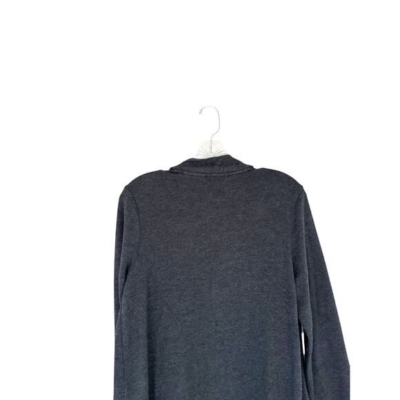 J. Jill Pure Jill Cardigan Gray Soft Cozy Open Front Basic Casual Work Small - Picture 8 of 11